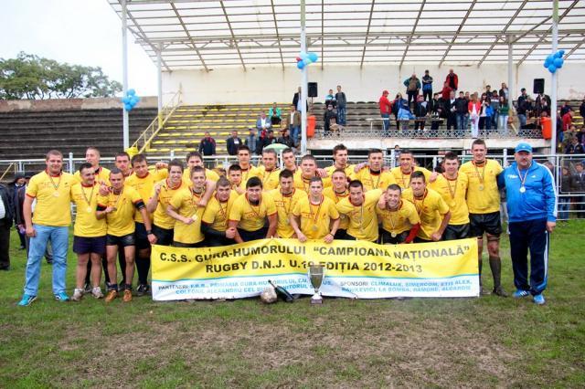 CSȘ Gura Humorului este noua campioană națională a României la rugby juniori sub 19 ani