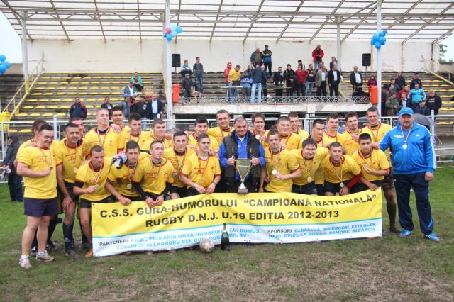 CSȘ Gura Humorului este noua campioană națională a României la juniori sub 19 ani