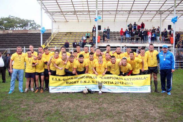 CSȘ Gura Humorului este noua campioană națională a României la juniori sub 19 ani