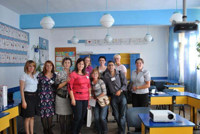 Oaspeţi europeni, la Şcoala Gimnazială Nr. 10 din Suceava