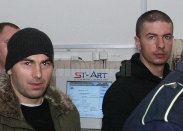 Iulian Spatariu (stânga) şi Vasile Ion Crasi (dreapta)