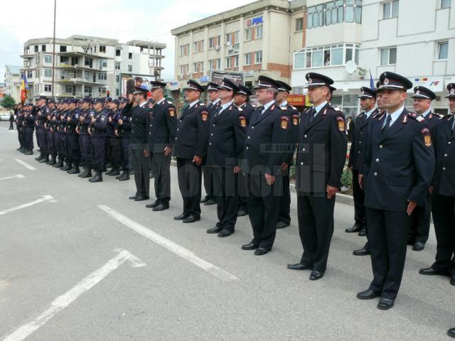 Ceremonial religios, militar şi depuneri de coroane, la Fălticeni