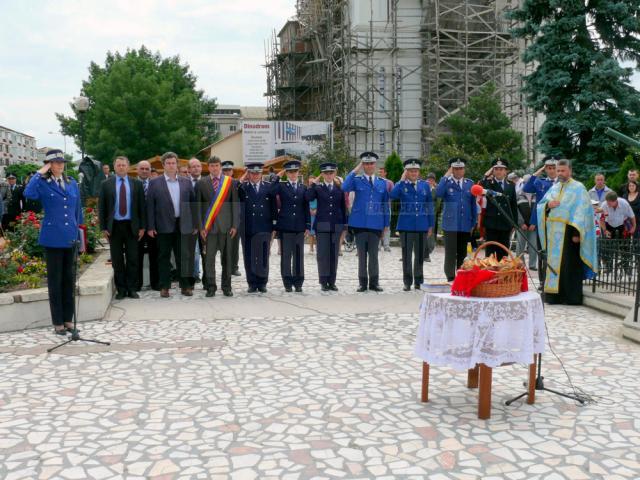 Ceremonial religios, militar şi depuneri de coroane, la Fălticeni