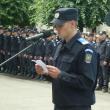 Ceremonia de absolvire a promoţiei 2013 de la Şcoala de Subofiţeri Jandarmi Fălticeni, şeful de promoţie