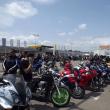 Peste 200 de motociclişti au făcut un popas de câteva ore în parcarea Shopping City