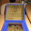 Placheta de onoare primită de Todiruţ