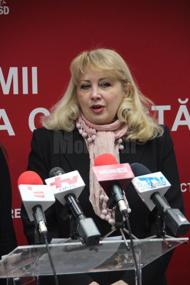 Preşedintele Organizaţiei Judeţene de Femei din PSD, Carmen Agoutin