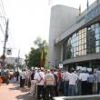 Protest al salariaţilor de la Termica în faţa Primăriei Suceava