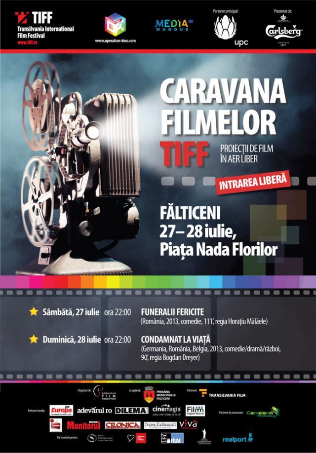 Cele mai noi filme româneşti vor fi difuzate la Fălticeni de Caravana TIFF