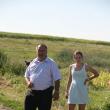 Primarul Gheorghe Scipor şi fiica sa, care s-a aflat la volan
