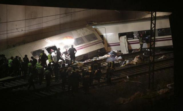 Bilanţul victimelor catastrofei feroviare din Spania a ajuns la 80 de morţi