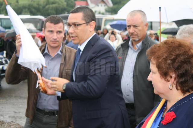 La slujba de joi a participat şi premierul Victor Ponta