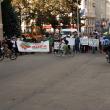 La mitingul de ieri după-amiază de la Suceava au participat peste o sută de persoane