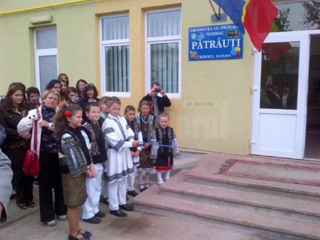 Inaugurarea grădiniței din comuna Pătrăuți