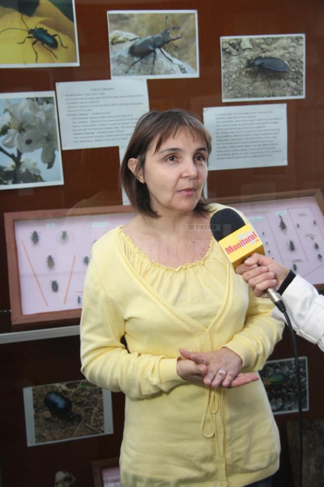 Şefa secţiei de Ştiinţele Naturii din cadrul Muzeului Bucovinei, Angela Anea