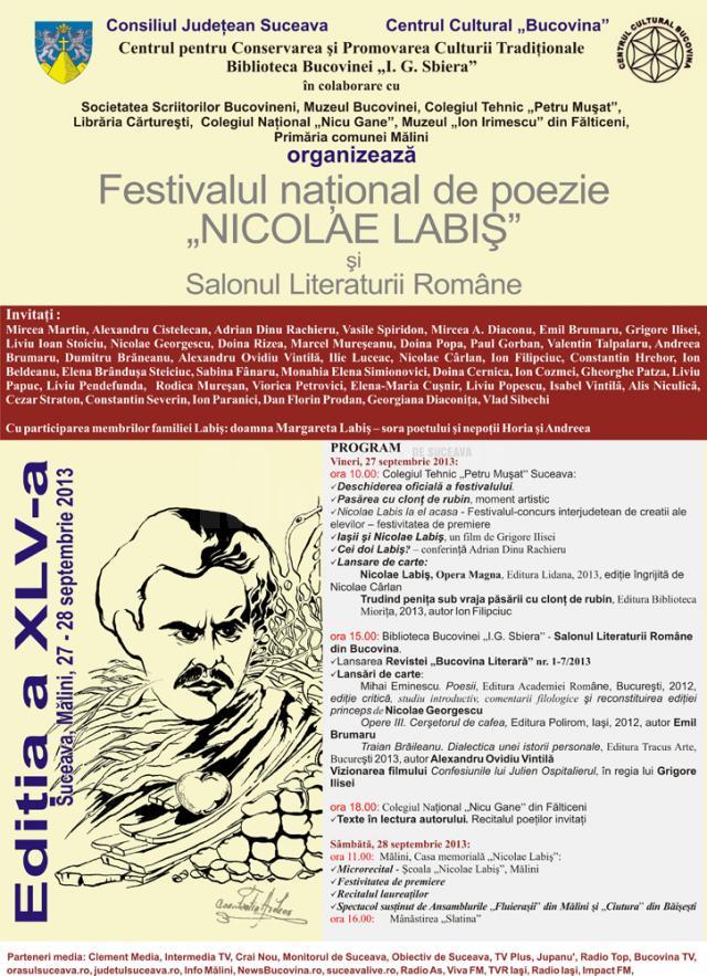 Festivalul naţional de poezie „Nicolae Labiş”, ediţia a XLV-a