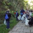 Voluntarii implicaţi în curăţarea parcului Şipote