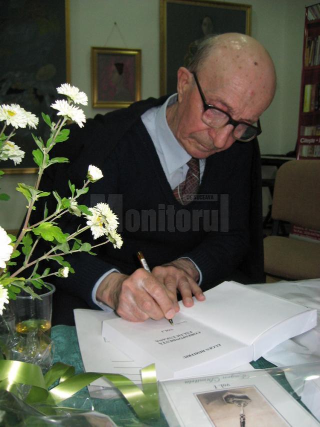 Cărturarul Eugen Dimitriu la 90 de ani