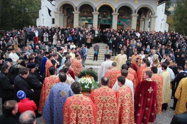 Slujba de înmormântare a preotului Vasile Nutu