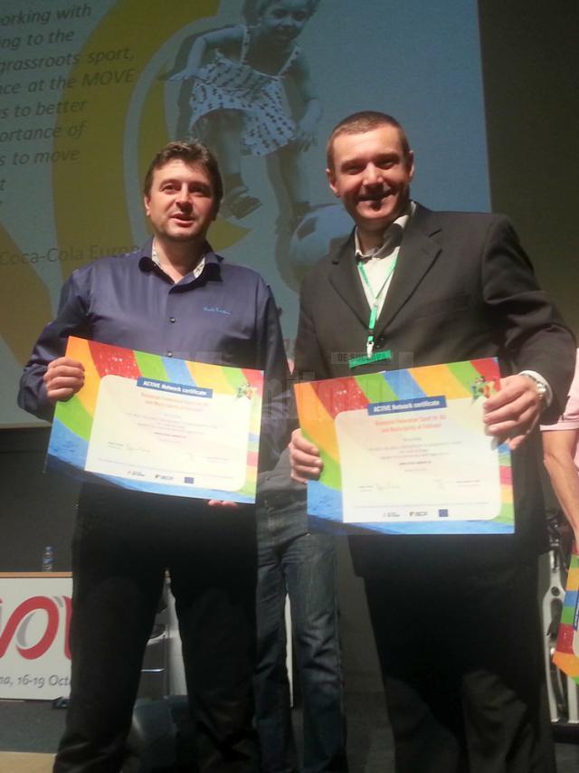 Primăria Fălticeni şi Federaţia Română Sportul pentru Toţi, premiate la Barcelona