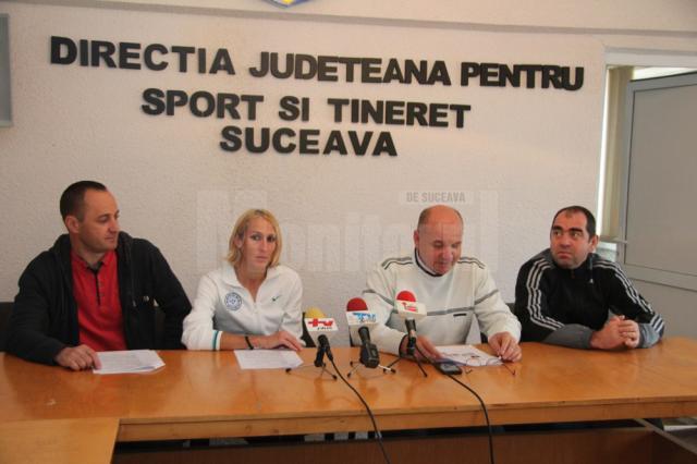 Regalul atletic de sâmbătă de la Suceava a fost prefaţat ieri, la conferinţa de presă
