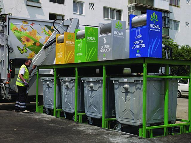 Sistem subteran de colectare a gunoiului