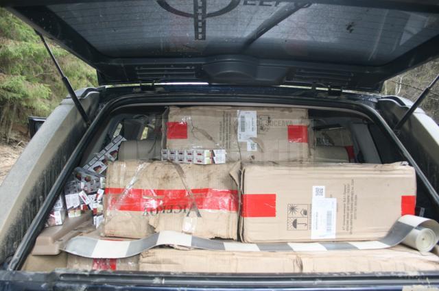 Aproape 20.000 de pachete de ţigări de contrabandă, confiscate la graniţa româno-ucraineană