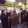 Primii călători în autobuzul electric adus de CEFIN la Suceava