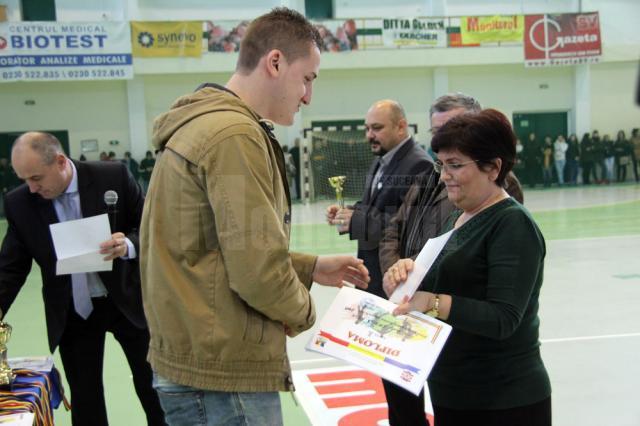 O parte din sportivii premiați pentru performanțele din 2013