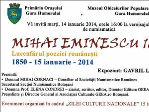 Expoziţia numismatică „Mihai Eminescu”