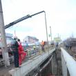 O maşină cu trei pasageri a plonjat de pe podul de la ieşirea din Suceava spre Şcheia