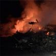Un puternic incendiu a izbucnit, luni seară, în jurul orei 19.30, într-o gospodărie din satul Dumbrăveni