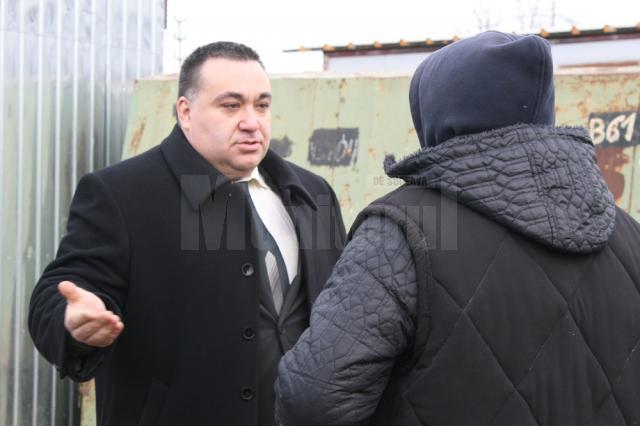 Şeful Direcţiei Antifraudă Suceava, Cosmin Georgescu, a coorodnat acţiunea de control din bazarul Sucevei