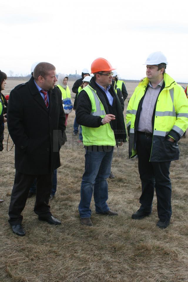 Cătălin Nechifor a inspectat ieri lucrările de modernizare a Aeroportului „Ştefan cel Mare”