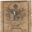 Certificatul de absolvire a Şcolii de Jandarmi - Diviziunea Ofiţeri de poliţie