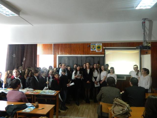 Ziua Unirii, sărbătorită de elevii Liceului Tehnologic Cajvana