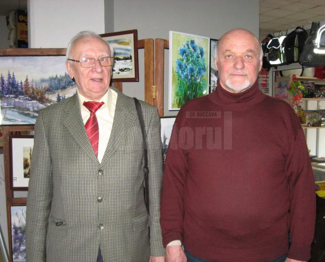 Radu Bercea şi Ioan Bodnar, doi seniori ai picturii bucovinene la „Galeria Tuturor”