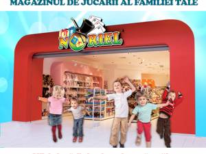 Noriel, liderul pieței de vânzare de jucării, deschide un magazin în Shopping City Suceava