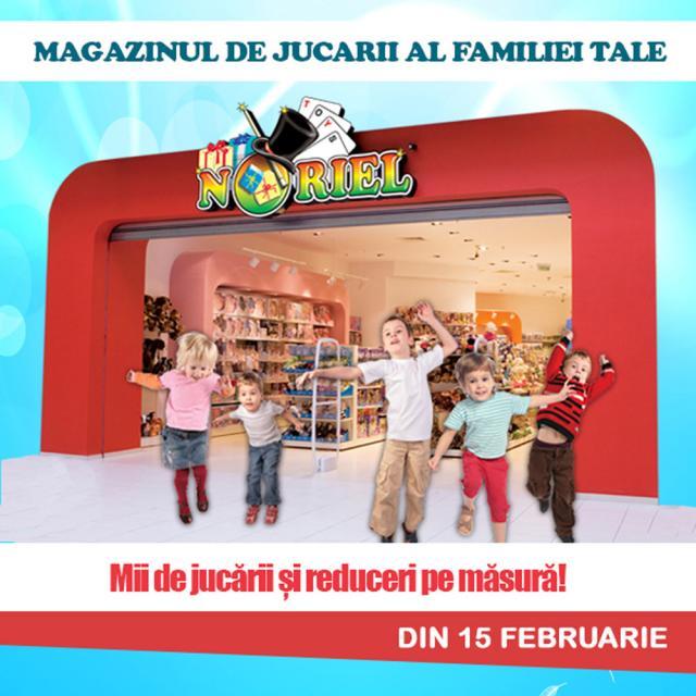 Noriel, liderul pieței de vânzare de jucării, deschide un magazin în Shopping City Suceava