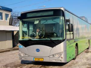 Autobuzul electric BYD circulă de ieri pe străzile Sucevei