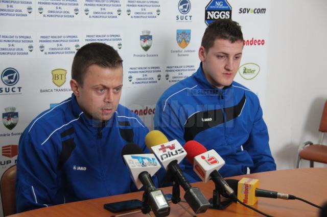 Răzvan Bernicu şi Gabriel Burlacu sunt convinşi că meciul de duminică nu va semăna cu cel din turneul amical de la Călăraşi