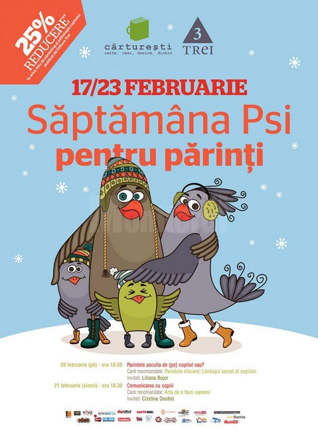 „Săptămâna PSI pentru părinţi”, la Librăria Cărtureşti