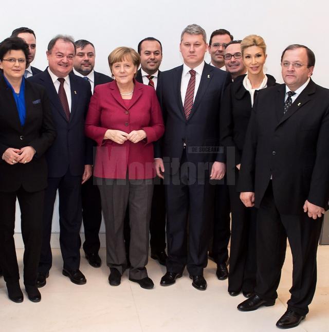 Flutur şi Balan au făcut parte  din delegaţia liderilor naţionali ai PDL care s-a întâlnit cu Angela Merkel