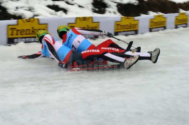 La Vatra Dornei s-a încheiat ultima etapă a Cupei Mondiale la sanie pe pistă naturală