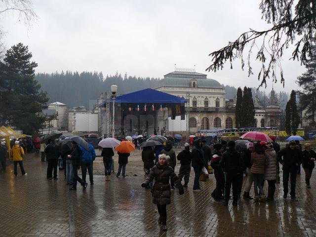 Atmosfera dezolantă, duminică, la Vatra Dornei