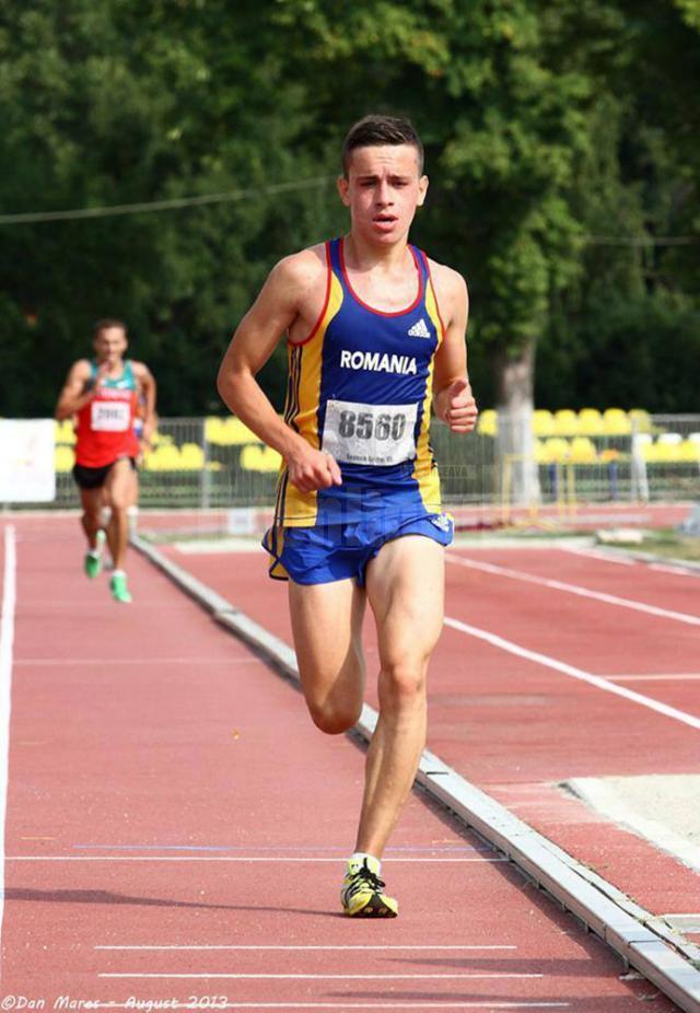 Dorneanul Andrei Leancă a devenit campion național de juniori I la 3.000 metri