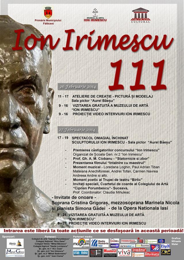 Muzeul de Artă “Ion Irimescu” din Fălticeni poate fi vizitat gratuit