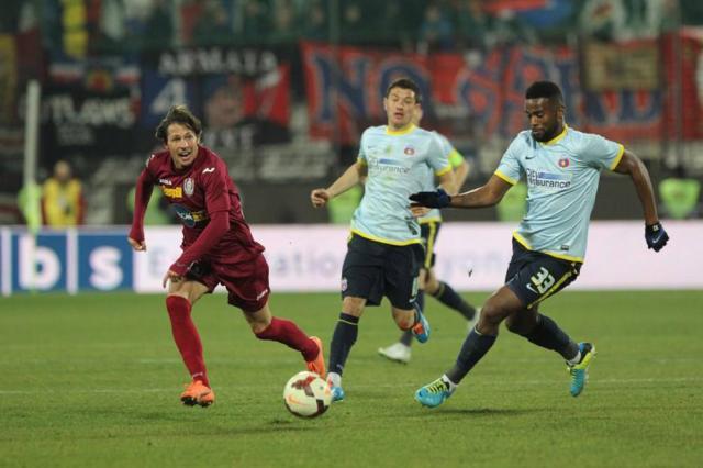 Echipa Steaua Bucureşti a învins, sâmbătă, în deplasare, cu scorul de 1-0 (0-0), formaţia CFR Cluj. Foto: monitorulcj.ro