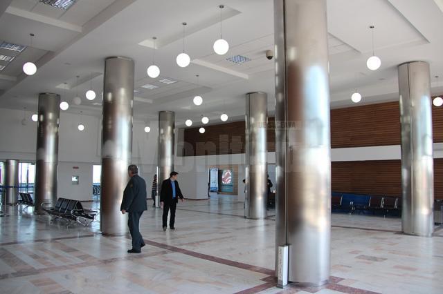 Aerogara Aeroportului „Ştefan cel Mare” a fost modernizată cu fonduri de la Consiliul Judeţean
