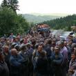 Protest al minerilor de la Mina Crucea